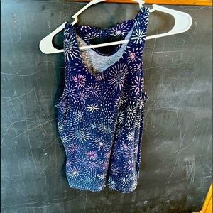 Fun print tank top